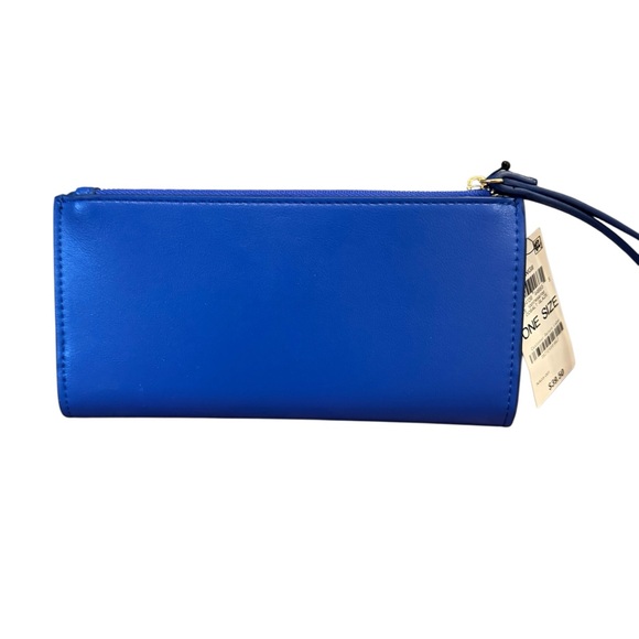 Cobalt Blue Women's Wallet Wristlet - Picture 2 of 5